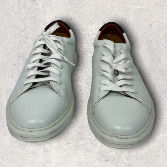 NEW Nordstrom BP Venice Low Top White Sneakers Size 46 or 13‎ Classic Leather - Picture 6 of 9